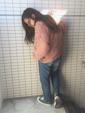 「SEVENDAYS=SUNDAY（セブンデイズサンデイ）のアイテム（パンツ）」を使った、マミたすさん（レディース・155cm）の秋コーディネート