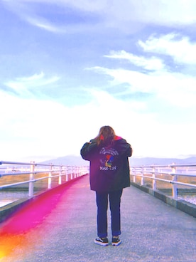 「SEVENDAYS=SUNDAY（セブンデイズサンデイ）のアイテム（その他アウター）」を使った、マミたすさん（レディース・155cm）の春コーディネート