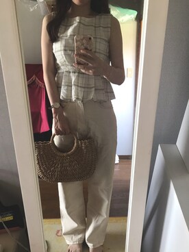 yukapiiiさん（レディース・160cm）の夏コーディネート