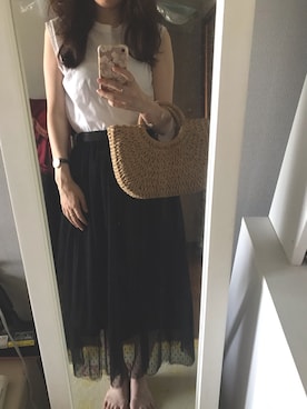 yukapiiiさん（レディース・160cm）の夏コーディネート