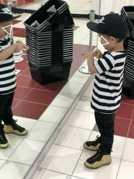 「ボーター」｜ARATAman*さん（キッズ・100cm）の夏コーディネート