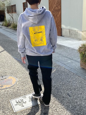 「THE SHINZONE（ザ　シンゾーン）のアイテム（スラックス）」を使った、MERCI_西村千明さん（レディース・164cm）の秋コーディネート