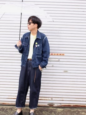 「Discoat Parisien」｜「アイテム（その他シューズ）」を使った、だいこんおろしさん（メンズ・174cm）の春コーディネート