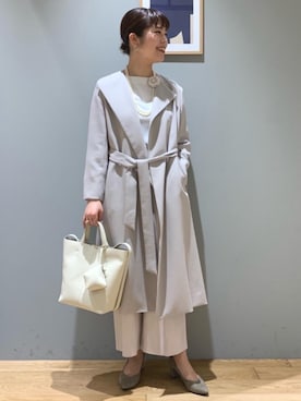 「一押しのアウタースタイル」｜「アイテム（その他アウター）」を使った、tokunagaさん（レディース・168cm）の冬コーディネート