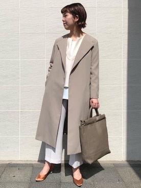 「一押しのアウタースタイル」｜tokunagaさん（レディース・168cm）の春コーディネート