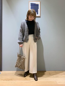 「TRICOTS JEAN MARC（トリコットジーンマルク）のアイテム」を使った、tokunagaさん（レディース・168cm）の秋コーディネート