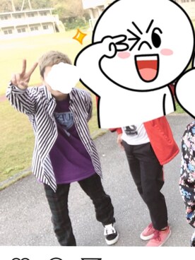 「STUDIO SEVEN（スタジオ セブン）のアイテム（パンツ）」を使った、renrenさん（メンズ・152cm）の秋コーディネート
