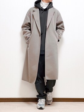 「新年一発目」｜「アイテム（チェスターコート）」を使った、しょーりさん（メンズ・172cm）の冬コーディネート