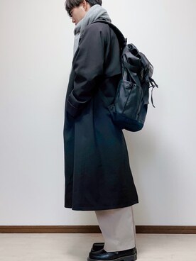 「KUUUPY」｜「アイテム（その他）」を使った、しょーりさん（メンズ・172cm）の冬コーディネート
