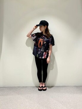 「G-STAR RAW（ジースターロゥ）のアイテム（帽子）」を使った、G-Star RAW WOMENさん（レディース・161cm）の夏コーディネート