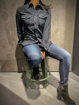 G-Star RAW WOMENさん(レディース・159cm)の冬コーディネート