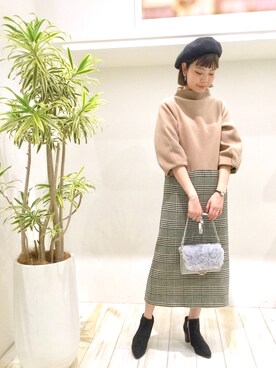 linaさん（レディース・165cm）の冬コーディネート