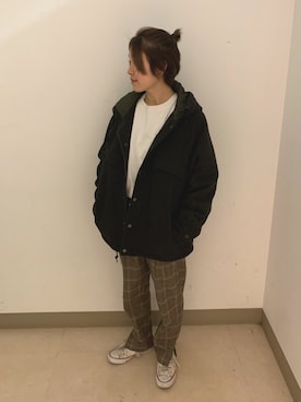 「やっぱりストリートが好き」｜nanami さん（レディース・157cm）の秋コーディネート