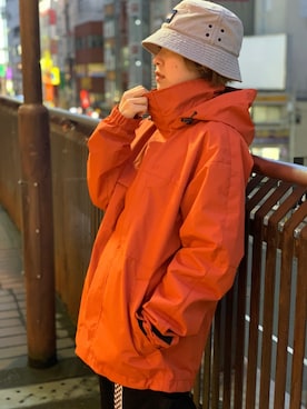 「AVIREX（アヴィレックス）のアイテム（ブルゾン）」を使った、nanami さん（レディース・157cm）の冬コーディネート