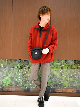 「CAMP7（キャンプセブン）のアイテム（ブルゾン）」を使った、ぺい。さん（メンズ・175cm）の秋コーディネート