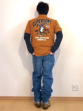 あうるさん（メンズ・175cm）の春コーディネート