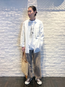 「vangi（バンギ）のアイテム」を使った、uchidaさん（メンズ・172cm）の春コーディネート