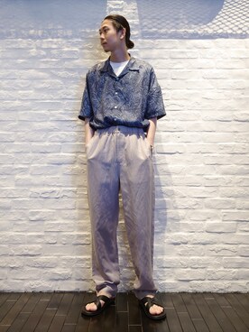 uchidaさん（メンズ・172cm）の夏コーディネート