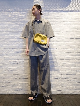 「bach（バッハ）のアイテム」を使った、uchidaさん（メンズ・172cm）の夏コーディネート