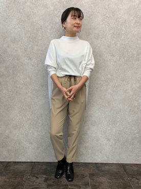 「EUCLAID（エウクレイド）のアイテム」を使った、AIさん（レディース・158cm）の秋コーディネート