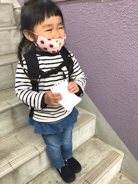 「おさげ」｜「アイテム（その他）」を使った、ANママさん（レディース・153cm）の春コーディネート