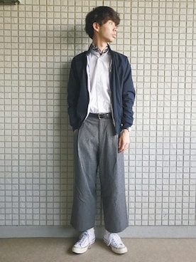 「EDIFICE（エディフィス）のアイテム（その他アウター）」を使った、SAKURAGIさん（メンズ・179cm）の秋コーディネート
