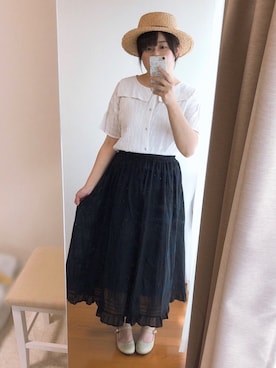 にゃむさん（レディース・157cm）の夏コーディネート