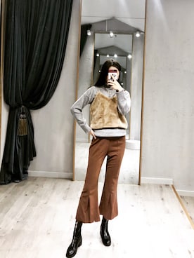 「GUIDI（グイディ）のアイテム」を使った、Wennbaby_さん（レディース・171cm）の春コーディネート