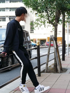 「FACTOTUM（ファクトタム）のアイテム（ブルゾン）」を使った、takumiさん（メンズ・174cm）の夏コーディネート