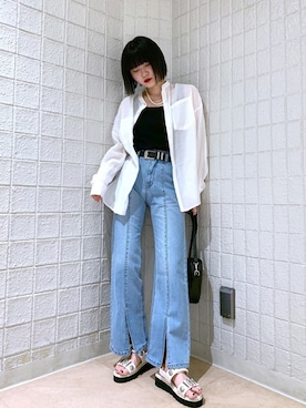 macさん（レディース・161cm）の春コーディネート