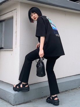 「モードストリート」｜「アイテム（その他）」を使った、macさん（レディース・161cm）の夏コーディネート