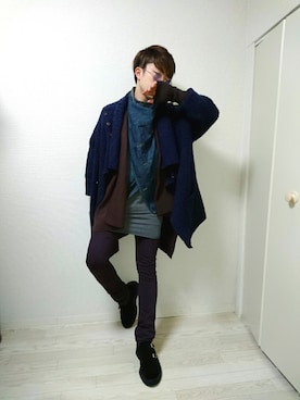 stickさん（メンズ・170cm）の冬コーディネート