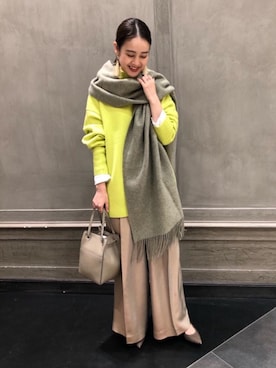 下司 愛美理さん（レディース・160cm）の秋コーディネート