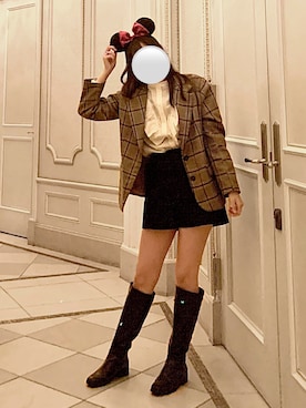 「TDL」｜mochiさん（レディース・160cm）の春コーディネート