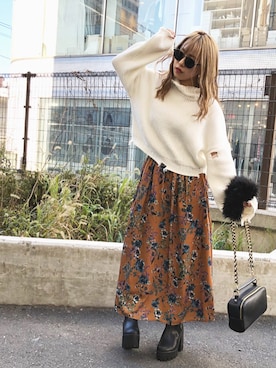 Kahoyanさん（レディース・150cm）の冬コーディネート