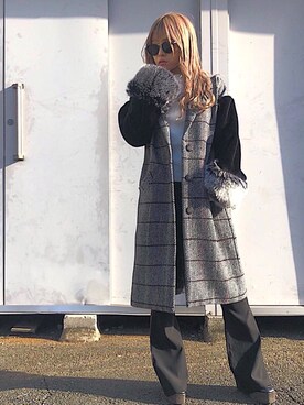 Kahoyanさん（レディース・150cm）の冬コーディネート