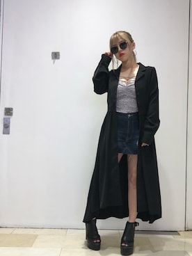 「平成最後のWEARISTAセンバツ」｜「アイテム（ブーティ）」を使った、Kahoyanさん（レディース・150cm）の春コーディネート