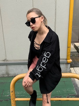 「ENVYM（アンビー）のアイテム（ナイロンジャケット）」を使った、Kahoyanさん（レディース・150cm）の秋コーディネート