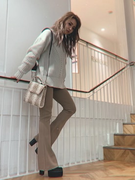 Kahoyanさん（レディース・150cm）の冬コーディネート