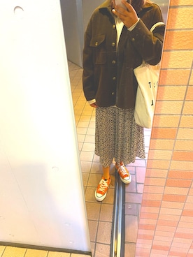 「JOINT WORKS（ジョイントワークス）のアイテム（ジャケット/アウター）」を使った、akane♡さん（レディース・158cm）の秋コーディネート