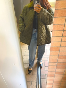 「THE SHINZONE（ザ　シンゾーン）のアイテム（その他アウター）」を使った、akane♡さん（レディース・158cm）の冬コーディネート