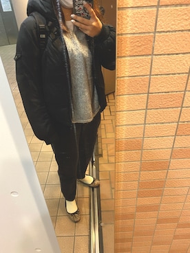 「karrimor（カリマー）のアイテム（バックパック/リュック）」を使った、akane♡さん（レディース・158cm）の冬コーディネート