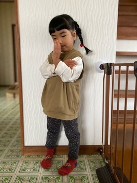 ｍａｍｅ＊さん（キッズ・90cm）の秋コーディネート