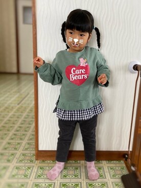 「b.Room」｜「アイテム（その他）」を使った、ｍａｍｅ＊さん（キッズ・90cm）の冬コーディネート