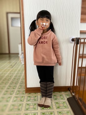 mame*さん(キッズ・90cm)の冬コーディネート