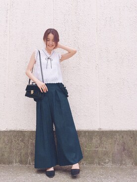 七瀬みなみさん（レディース・168cm）の夏コーディネート