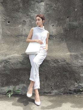 七瀬みなみさん（レディース・168cm）の夏コーディネート