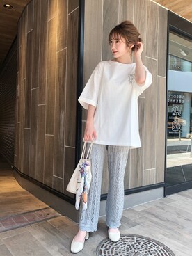 「Chico（チコ）のアイテム（財布/小物）」を使った、tomohaさん（レディース・156cm）の春コーディネート
