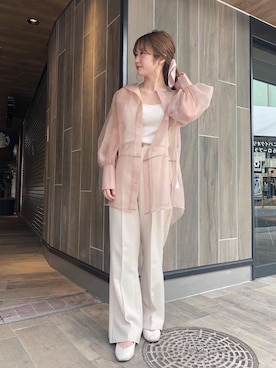 「Chico（チコ）のアイテム（財布/小物）」を使った、tomohaさん（レディース・156cm）の春コーディネート