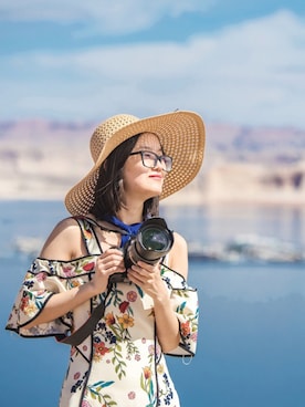 「C/MEO COLLECTIVE（カメオコレクティブ）のアイテム」を使った、haataaさん（レディース・165cm）の夏コーディネート